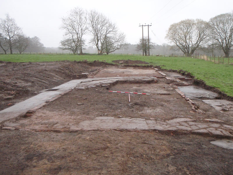 Structure B. Latrines at right centre. © GUARD Archaeology Ltd