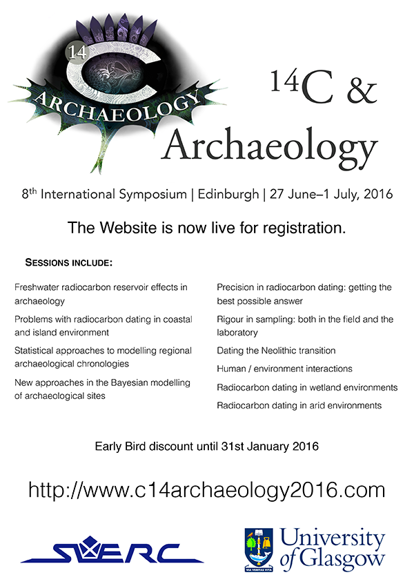 ¹⁴C & Archaeology 8th International Symposium flyer